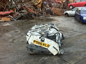 Car Scrapped in New Brighton